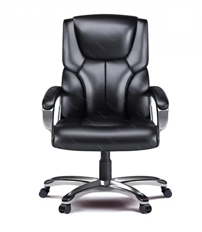 Office chair isolated realistic 3d vector image Premium Vector